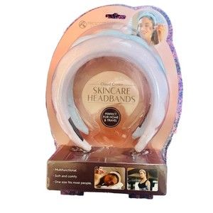 Brand New Cloud Crown Skincare Headbands Set 2 Spa Set TikTok Trending Pink/Blue